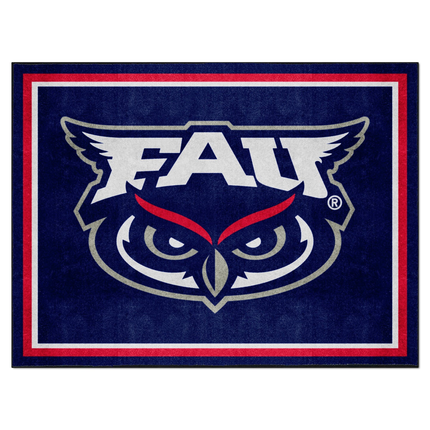 FAU Owls 8ft. x 10 ft. Plush Area Rug