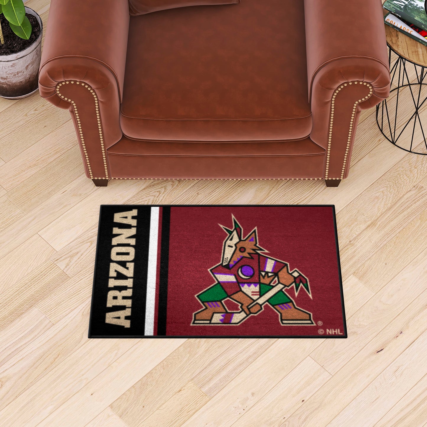 Arizona Coyotes Starter Mat Accent Rug - 19in. x 30in. Uniform Design