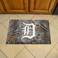 Detroit Tigers Rubber Scraper Door Mat, Camo Color
