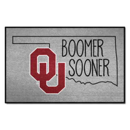 Oklahoma Sooners Southern Style Starter Mat Accent Rug - 19in. x 30in.