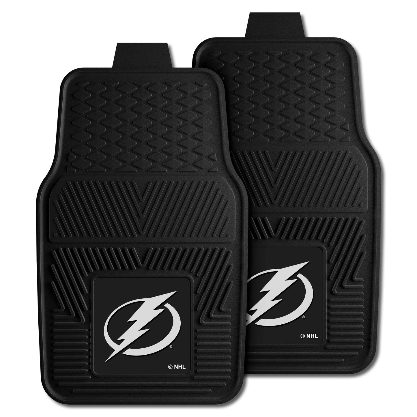 Tampa Bay Lightning Heavy Duty Car Mat Set - 2 Pieces