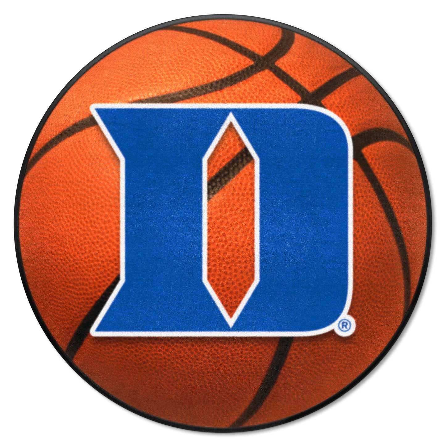 Duke Blue Devils Basketball Rug - 27in. Diameter - "D" Logo