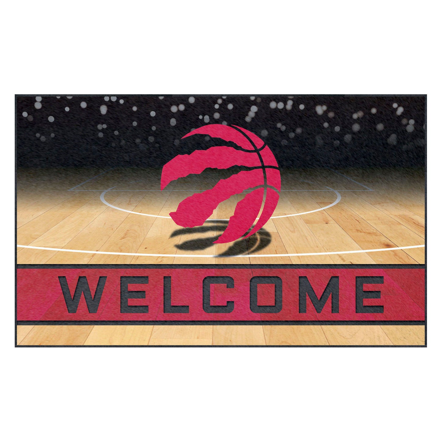 Toronto Raptors Crumb Rubber Door Mat - 18in. x 30in.