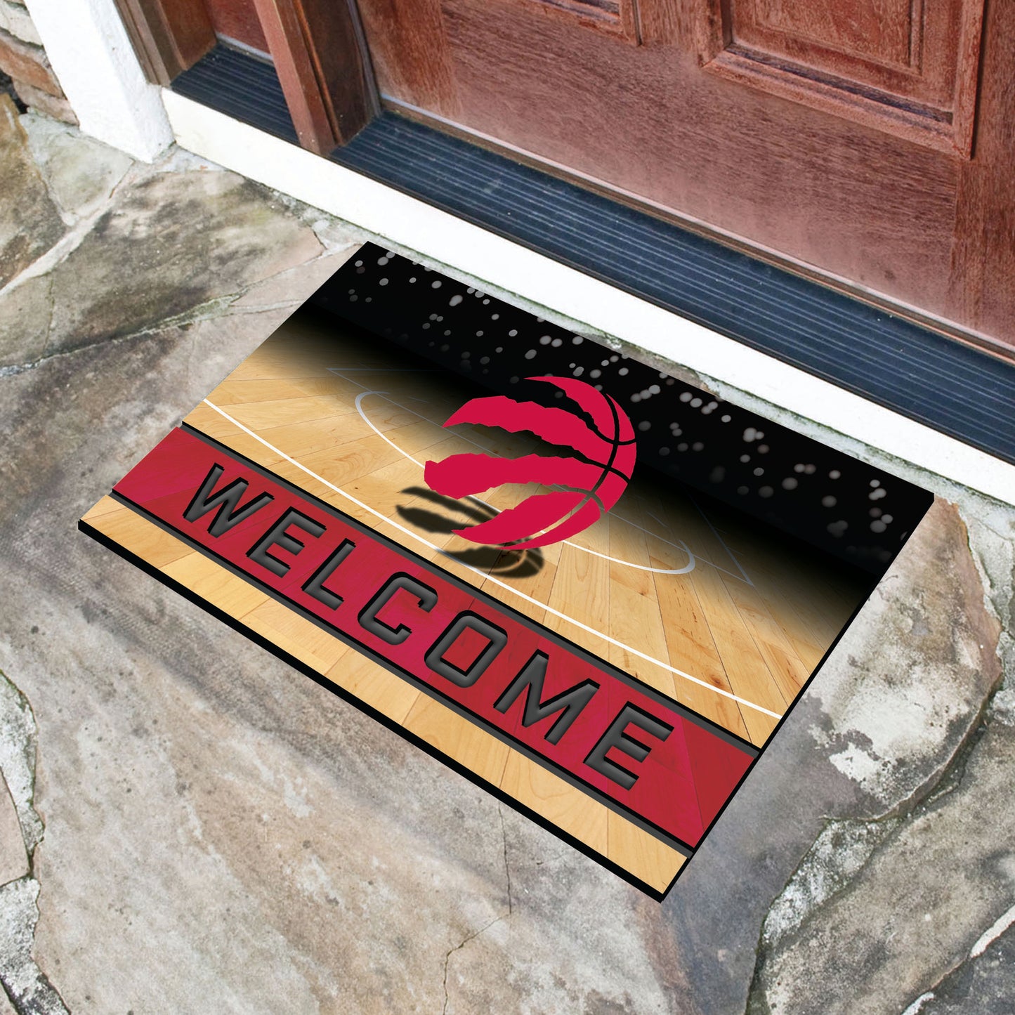 Toronto Raptors Crumb Rubber Door Mat - 18in. x 30in.