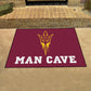Arizona State Sun Devils Man Cave All-Star Rug - 34 in. x 42.5 in. - Maroon, "Pitchfork" Logo