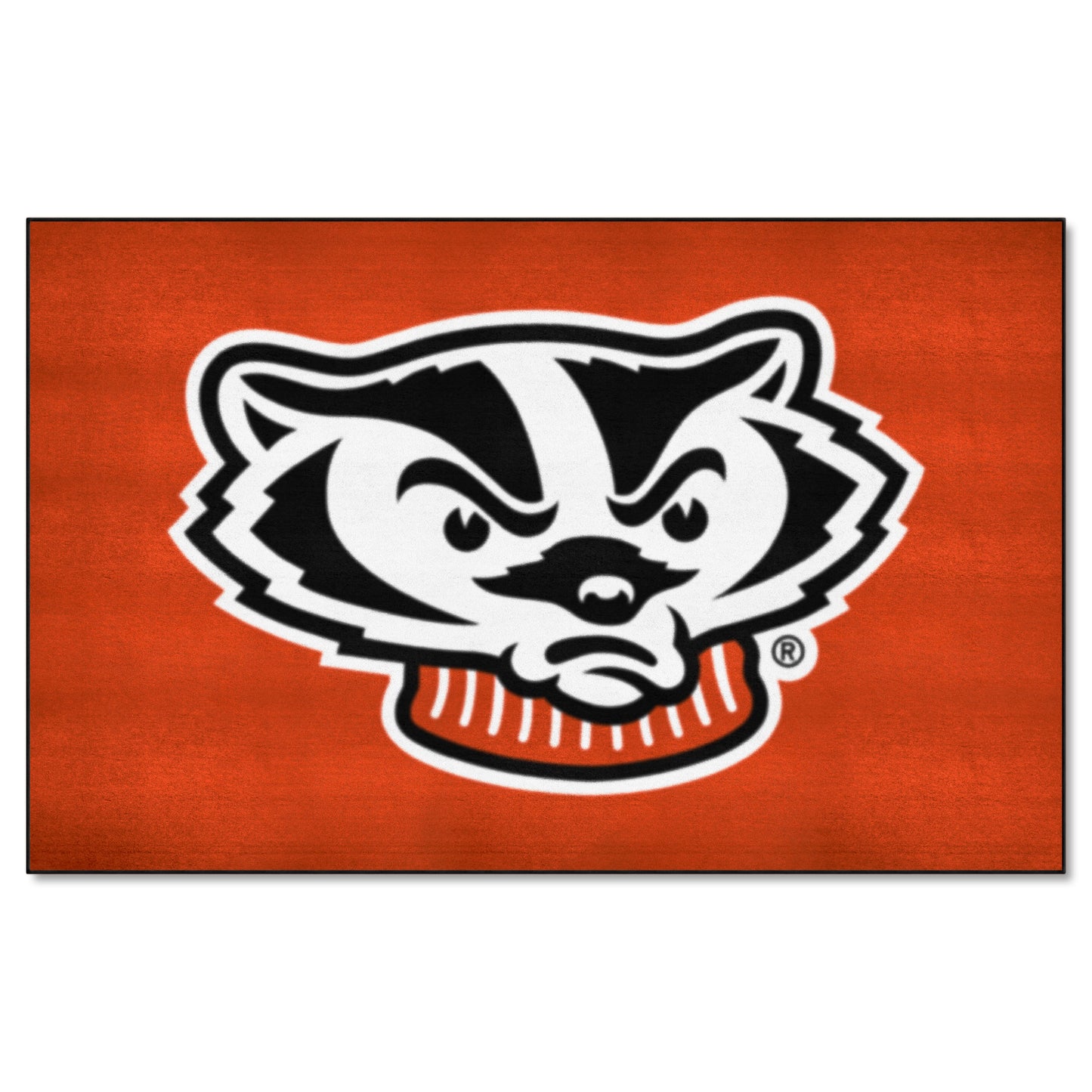 Wisconsin Badgers Ulti-Mat Rug - 5ft. x 8ft. - Badger Alternate Logo