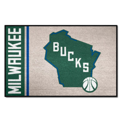 Milwaukee Bucks Starter Mat Accent Rug - 19in. x 30in. Uniform Design