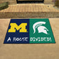 Michigan / Michigan State House Divided Rug - 34 in. x 42.5 in.