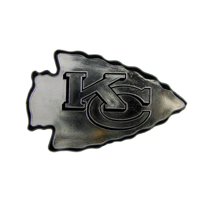 Kansas City Chiefs Molded Chrome Plastic Emblem