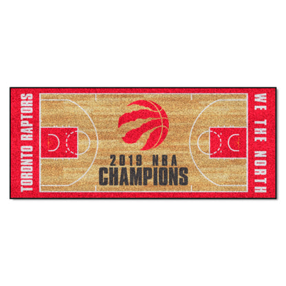 Toronto Raptors 2019 NBA Champions Front Carpet Car Mat Set - 2 Pieces
