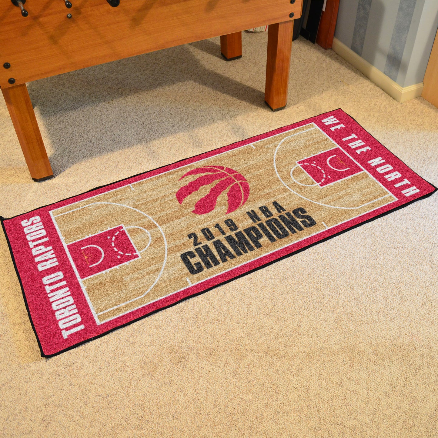 Toronto Raptors 2019 NBA Champions Front Carpet Car Mat Set - 2 Pieces