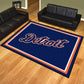 Detroit Tigers 8ft. x 10 ft. Plush Area Rug - Detroit Script Alternate Logo