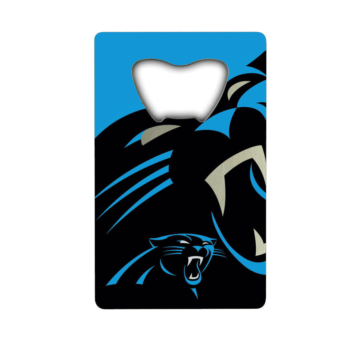 Carolina Panthers Credit Card Style Bottle Opener - 2” x 3.25