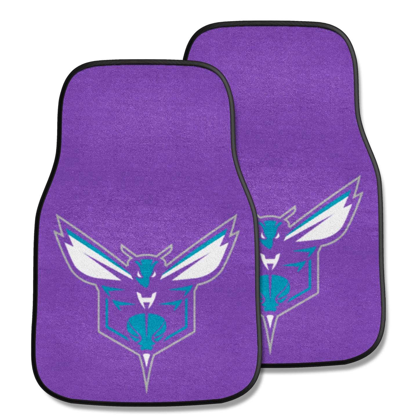 Charlotte Hornets Front Carpet Car Mat Set - 2 Pieces