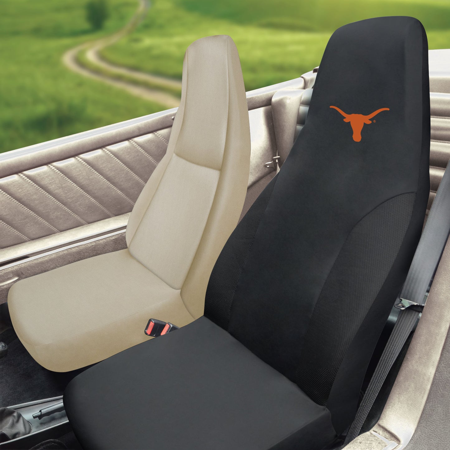 Texas Longhorns Embroidered Seat Cover