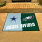 NFL Cowboys / Eagles House Divided Rug