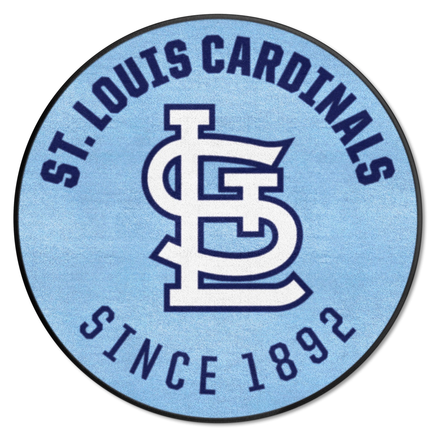 St. Louis Cardinals Roundel Rug - 27in. Diameter - Retro Collection, 1976 St. Louis Cardinals