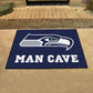 Seattle Seahawks Man Cave All-Star Rug - 34 in. x 42.5 in.