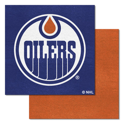 Edmonton Oilers Team Carpet Tiles - 45 Sq Ft.