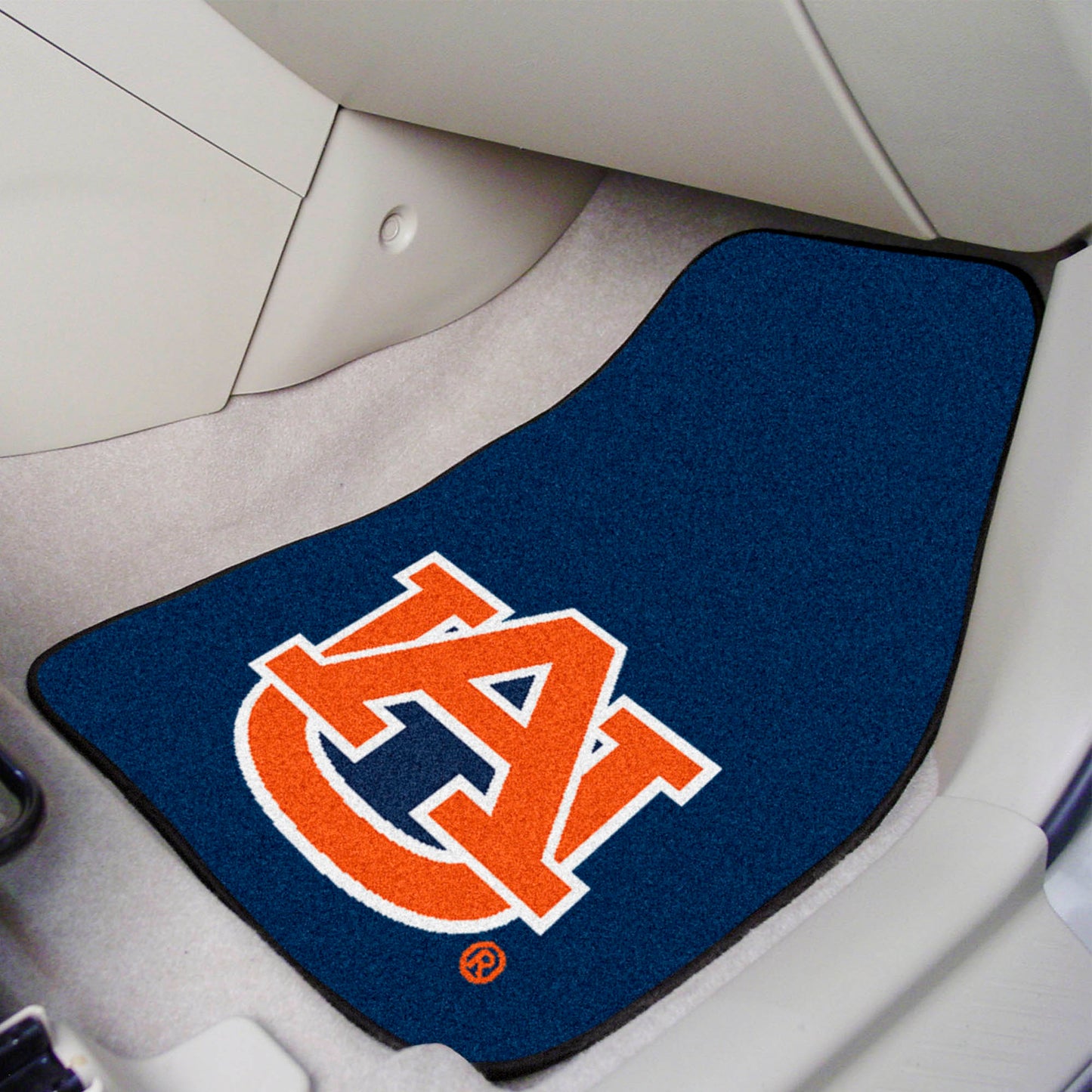 Auburn Tigers Front Carpet Car Mat Set - 2 Pieces - AU Primary Logo