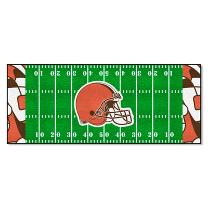 Cleveland Browns Football Field Runner Mat - 30in. x 72in. XFIT Design