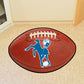 Indianapolis Colts Football Rug - 20.5in. x 32.5in. NFL Retro Logo, Bucking Colt Logo