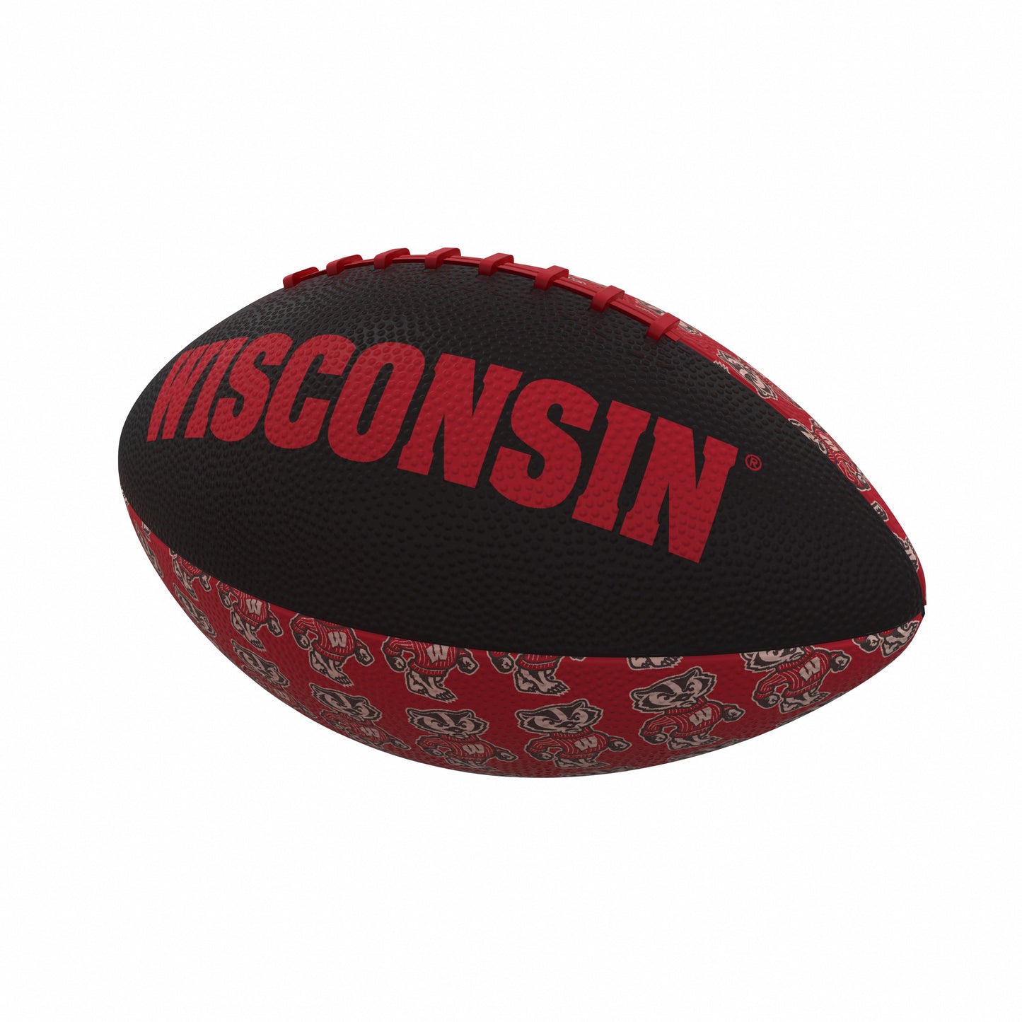 Wisconsin Repeating Mini-Size Rubber Football