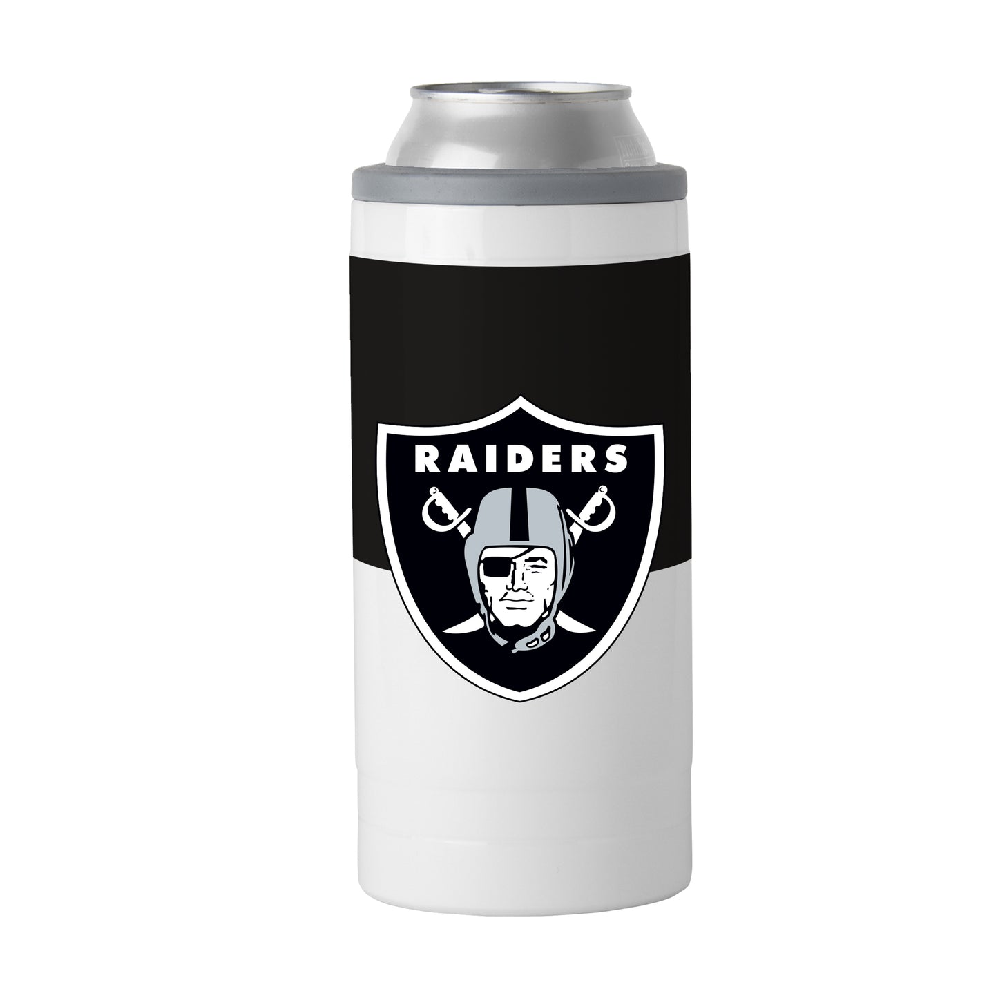 Las Vegas Raiders Colorblock 12oz Slim Can Coolie