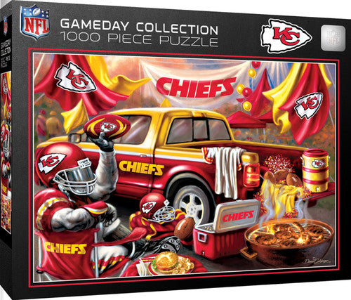 Kansas City Chiefs Gameday - 1000 Piece NFL Sports Puzzle