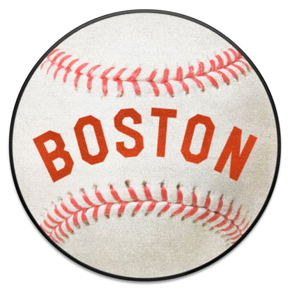 Boston Red Sox Baseball Rug - 27in. Diameter - Retro Collection, 1908 Boston Red Sox