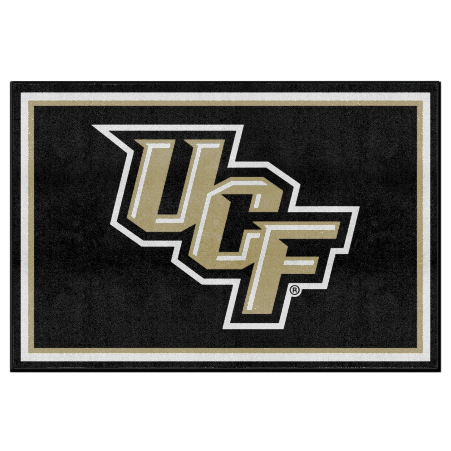 Central Florida Knights 5ft. x 8 ft. Plush Area Rug - UCF Primary Logo