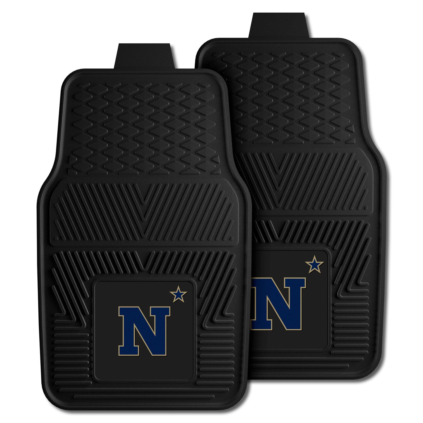 Navy Midshipmen Heavy Duty Car Mat Set - 2 Pieces