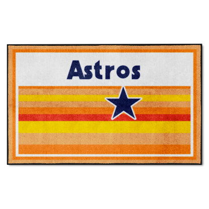 Houston Astros 4ft. x 6ft. Plush Area Rug - Retro Collection, 1984 Houston Astros