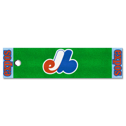 Montreal Expos Putting Green Mat - 1.5ft. x 6ft. - Retro Collection, 1990 Montreal Expos