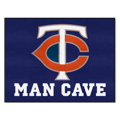 Minnesota Twins Man Cave All-Star Rug - 34 in. x 42.5 in. - TC Alternate Logo