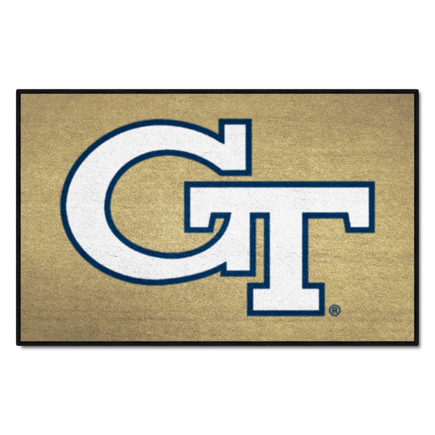 Georgia Tech Yellow Jackets Starter Mat Accent Rug - 19in. x 30in. - GT Logo, Gold