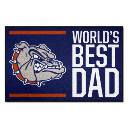 Gonzaga Bulldogs Starter Mat Accent Rug - 19in. x 30in. World's Best Dad Starter Mat