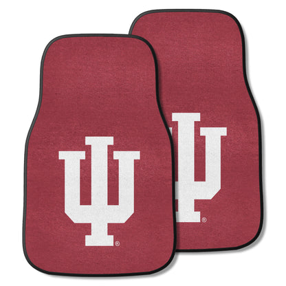 Indiana Hooisers Front Carpet Car Mat Set - 2 Pieces