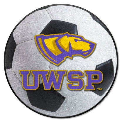 Wisconsin-Stevens Point Pointers Soccer Ball Rug - 27in. Diameter