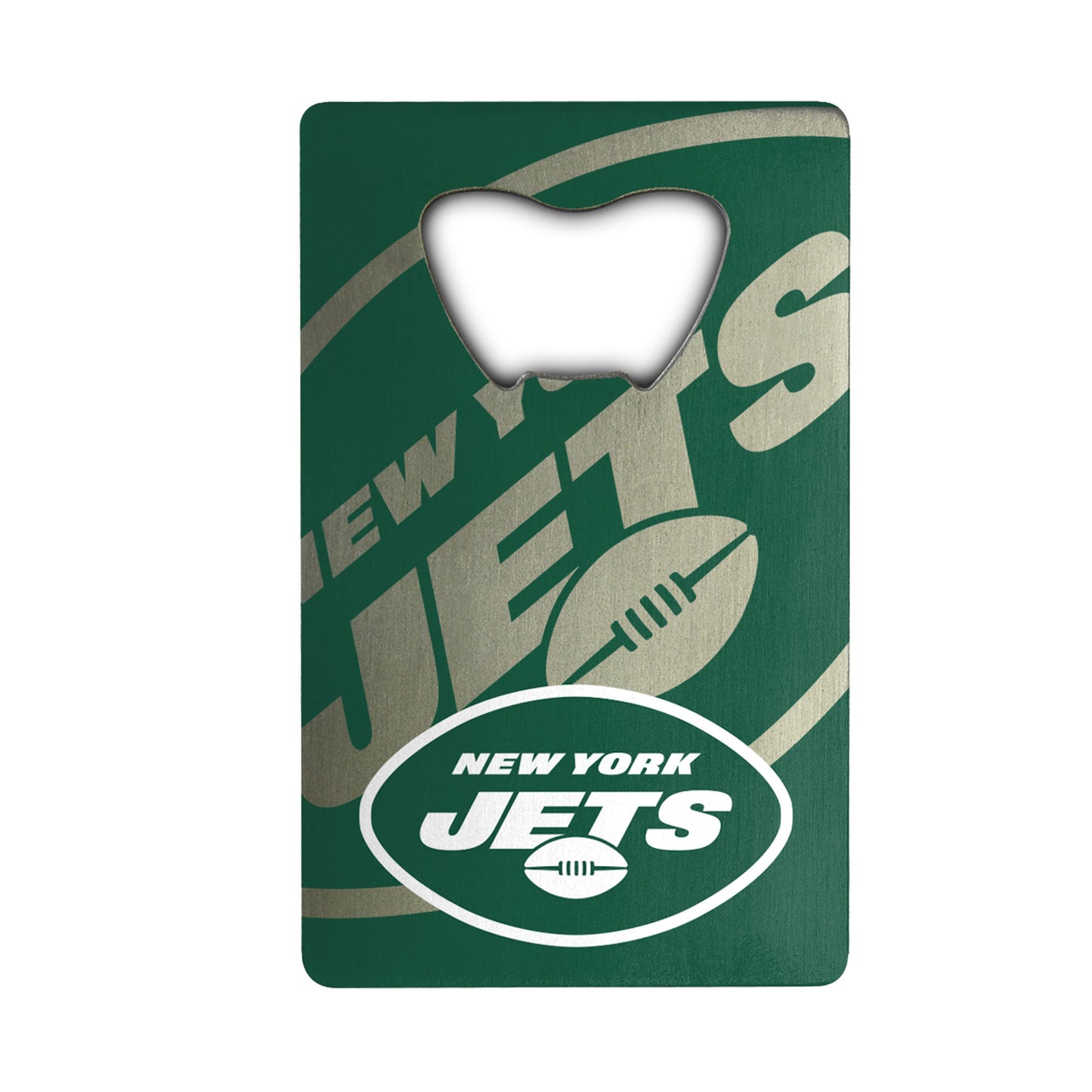 New York Jets Credit Card Style Bottle Opener - 2” x 3.25