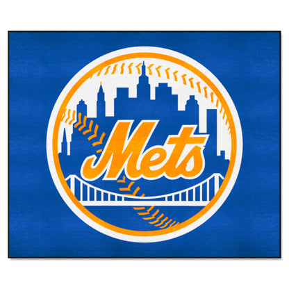 New York Mets Tailgater Rug - 5ft. x 6ft. - Circular Mets Primary Logo