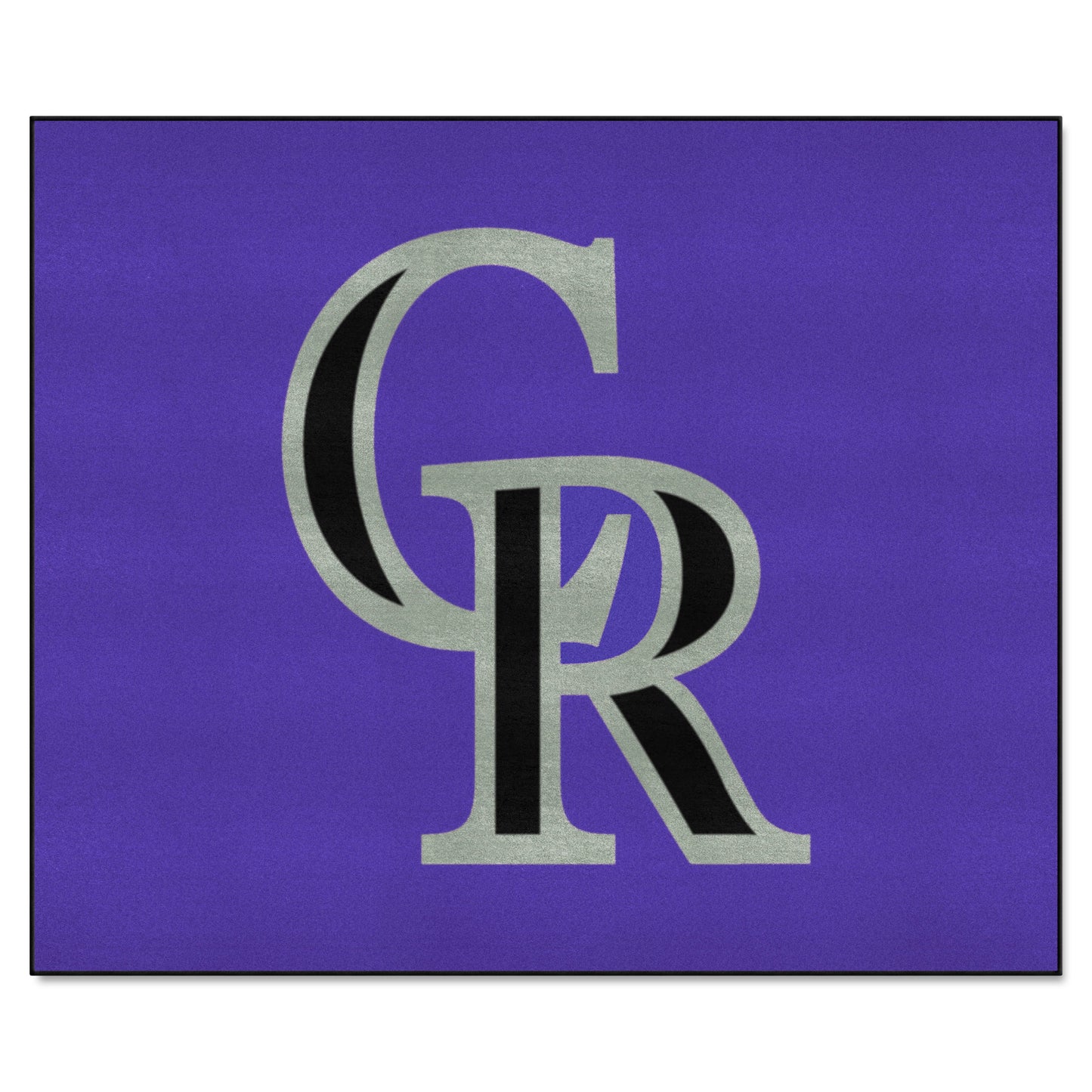 Colorado Rockies Tailgater Rug - 5ft. x 6ft. - CR Primary Logo