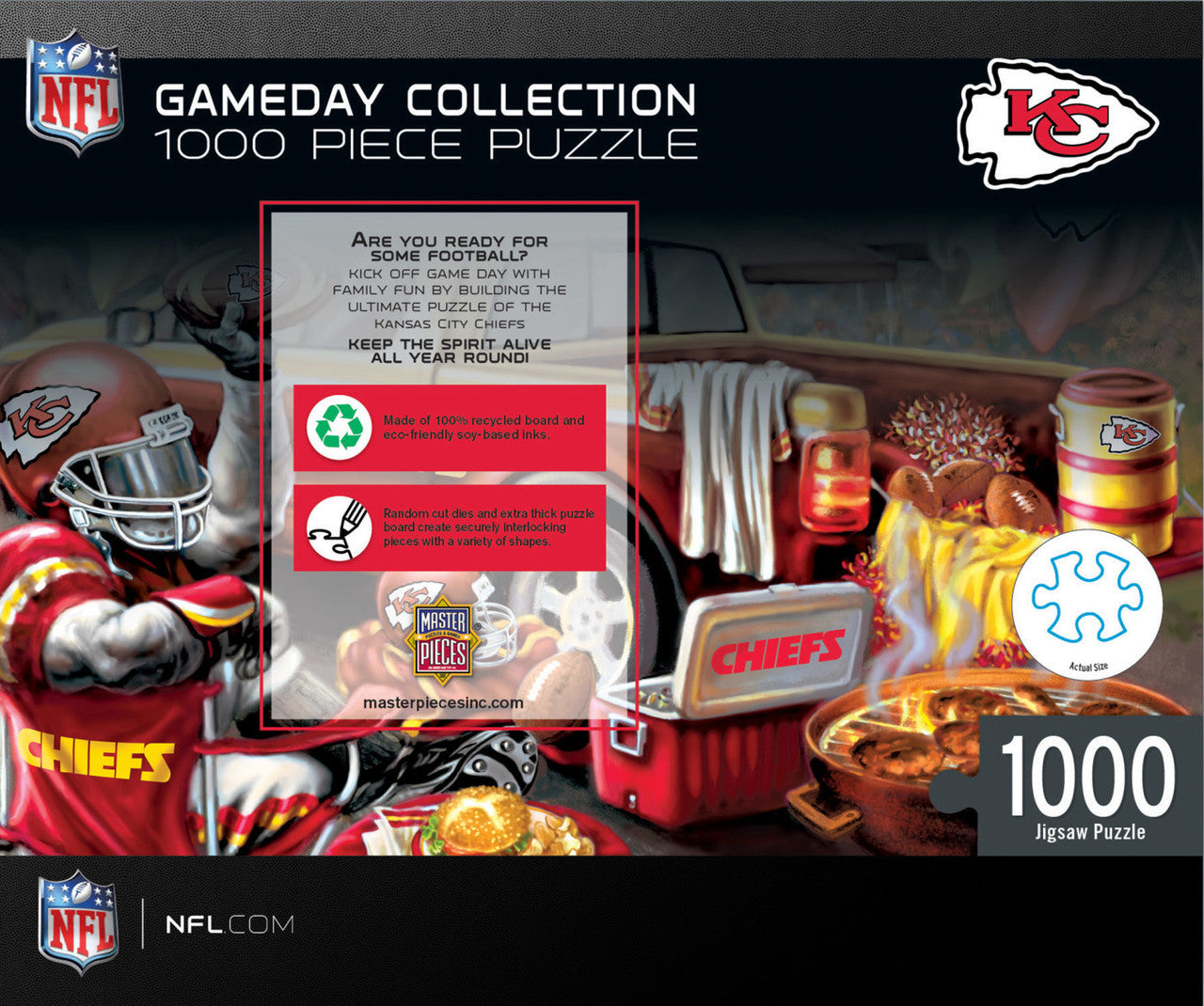 Kansas City Chiefs Gameday - 1000 Piece NFL Sports Puzzle