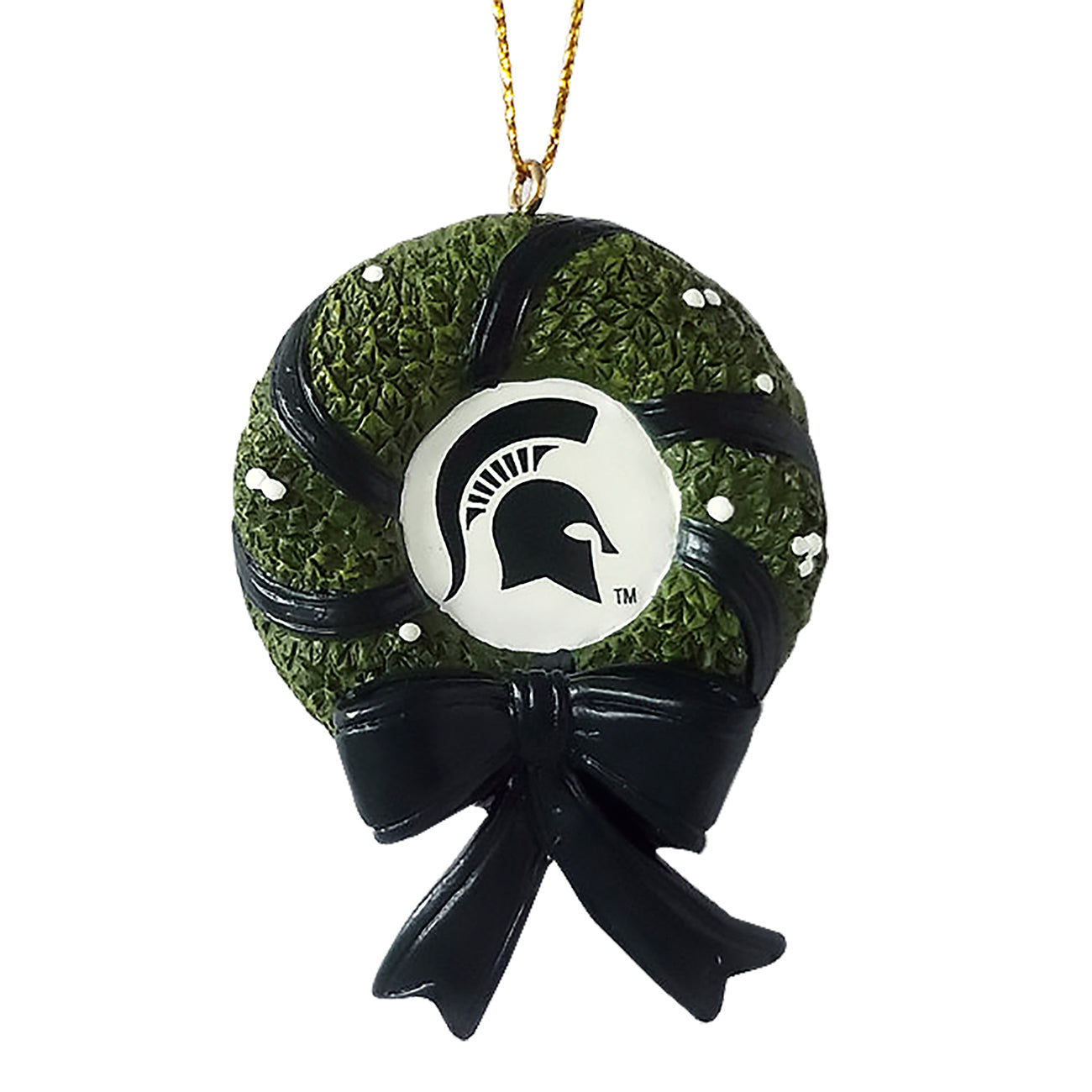 Wreath Ornament - Michigan State University