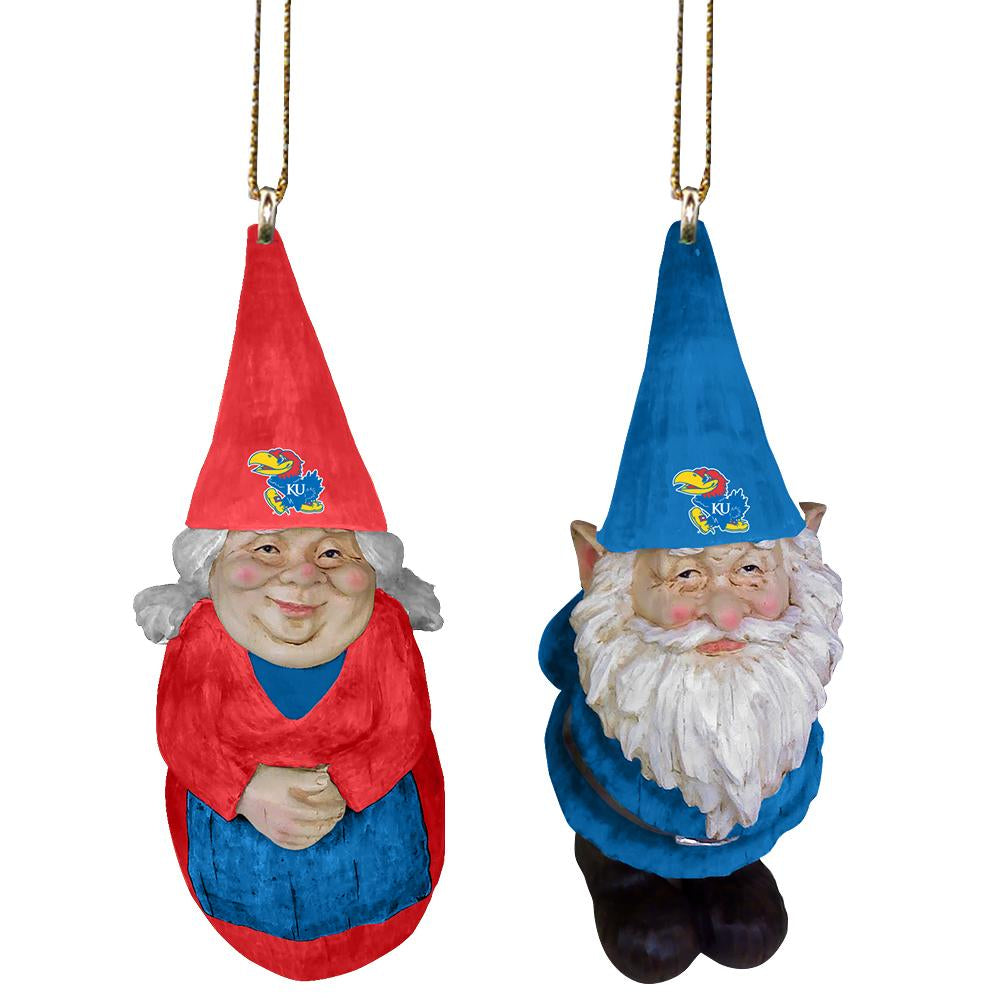 2 Pack Gnome Ornaments | Kansas Jayhawks