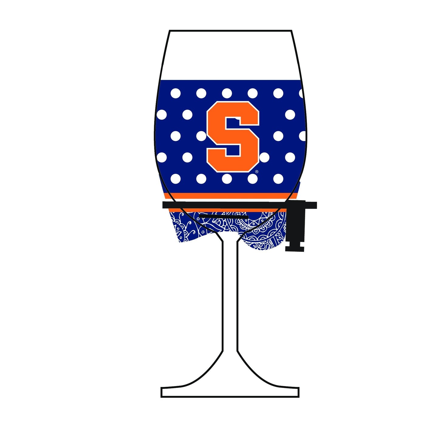 Wine Woozie Glass | Syracuse Orange