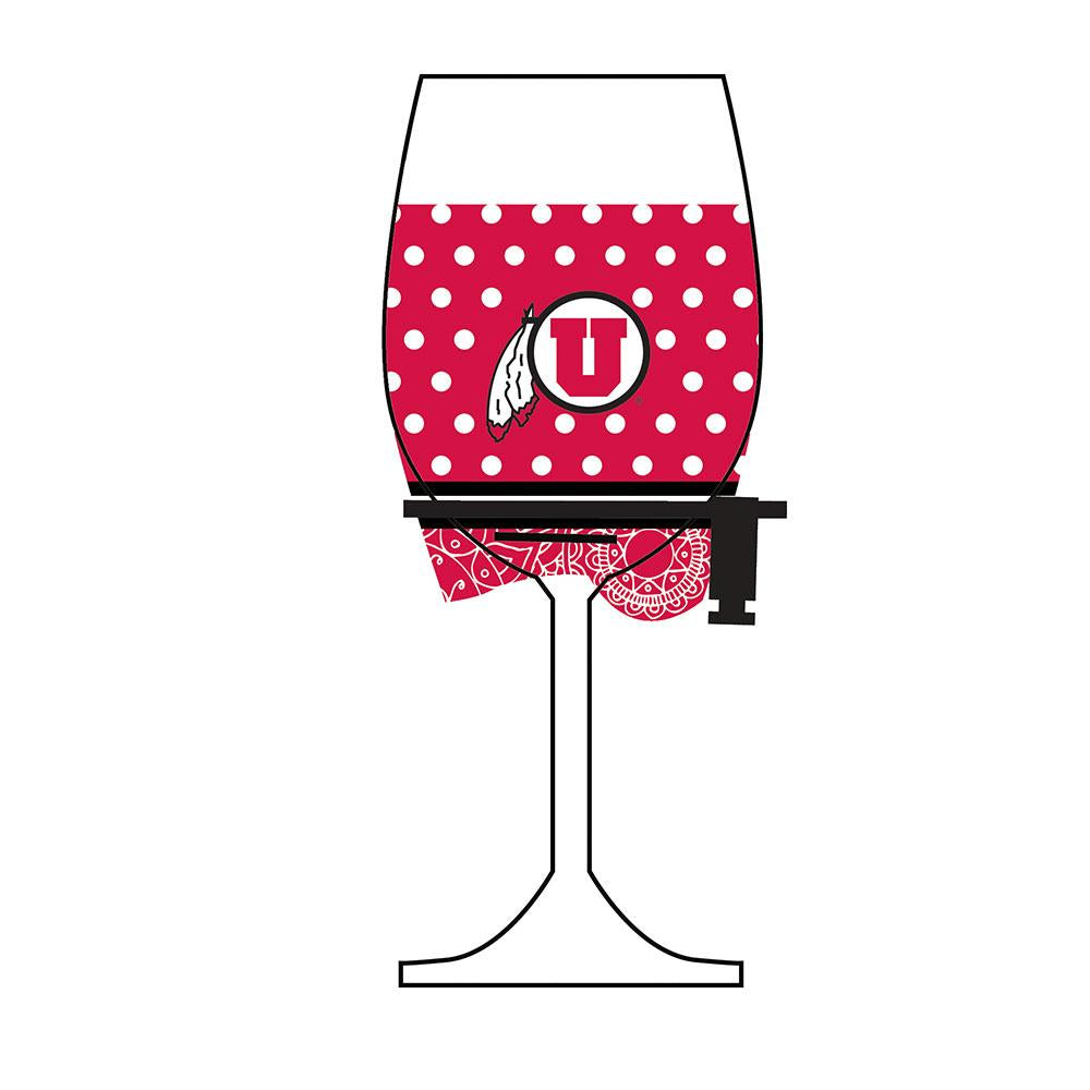 Wine Woozie Glass | Utah University