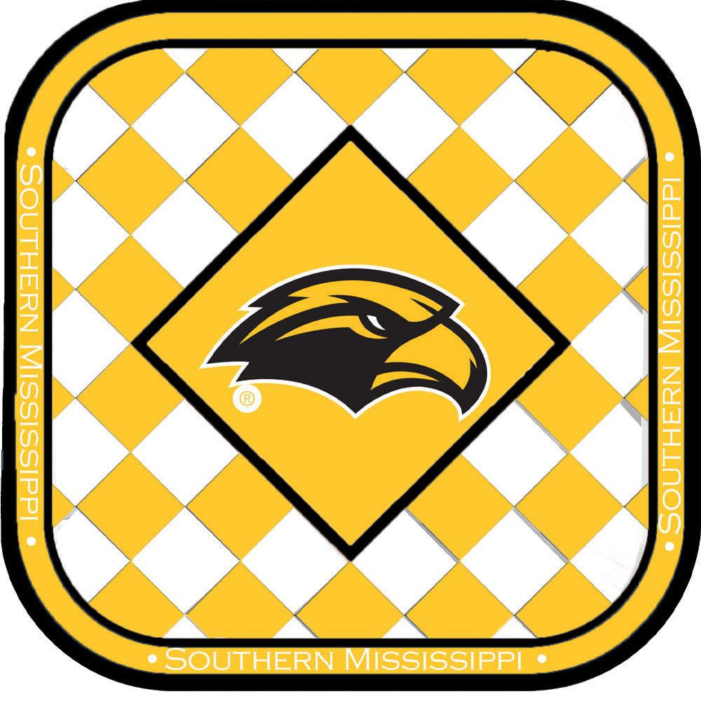 8 Pack 9 Inch Square Paper Plate | University of Southern Mississippi