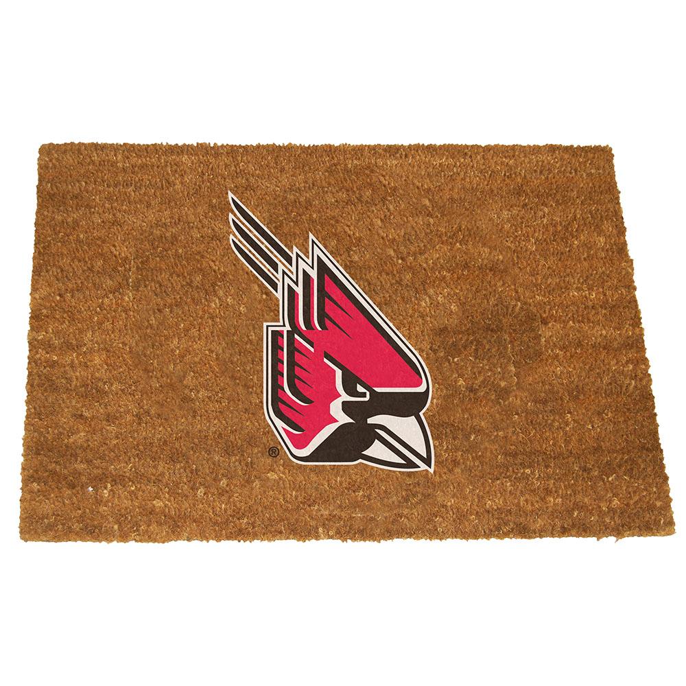 Colored Logo Door Mat - Ball State University