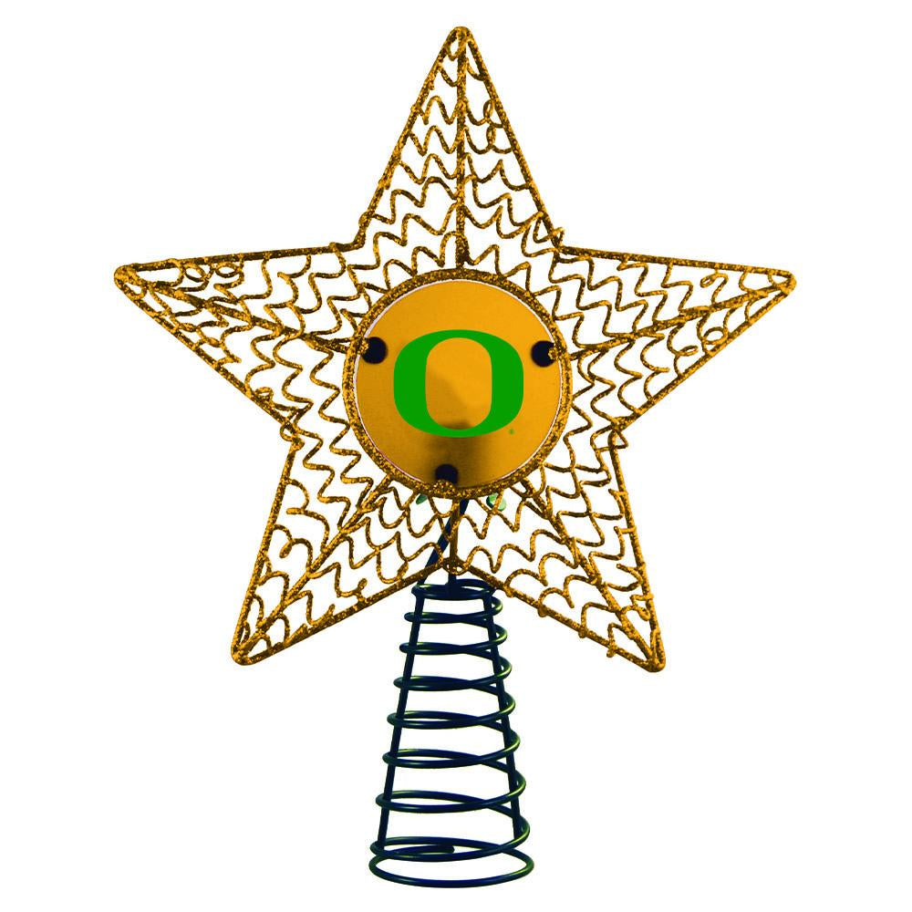 Metal Star Tree Topper - University of Oregon